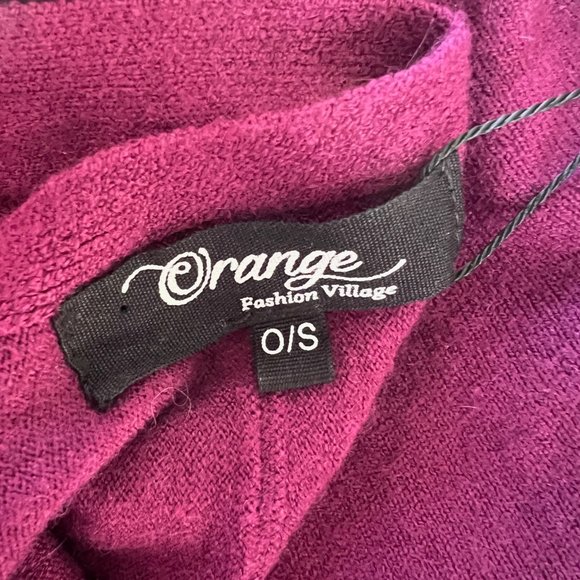 NEW CASHMERE FEEL BOAT NECK TUNIC TOP WITH SLEEVE DETAIL HOT PINK - Picture 9 of 11